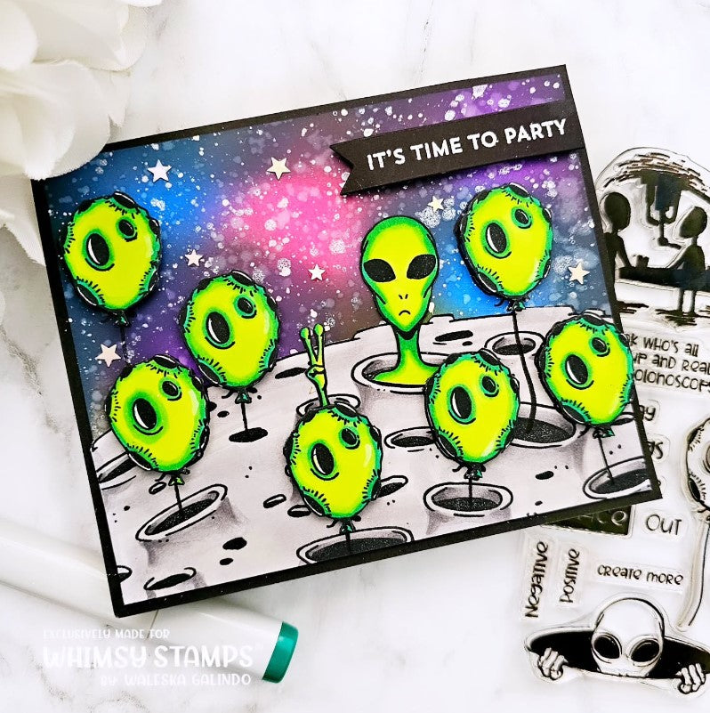 Black Hole Clear Stamps - Whimsy Stamps