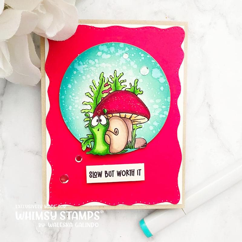 **NEW Blame It On Snail Mail Clear Stamps - Whimsy Stamps