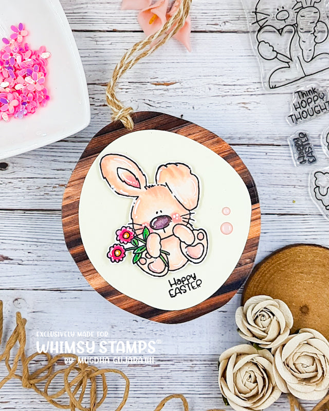 **NEW Hoppy Thoughts Clear Stamps - Whimsy Stamps