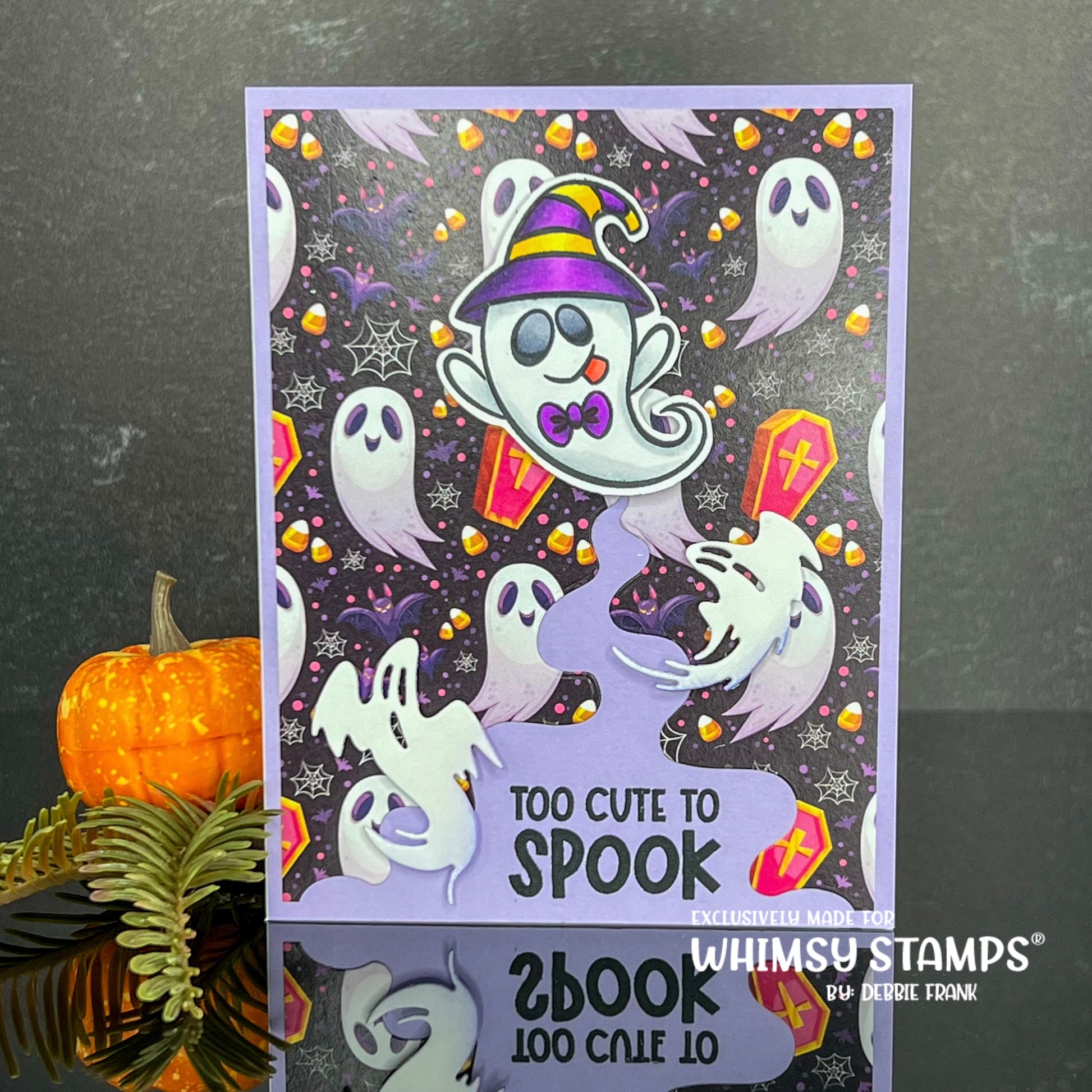 Boo Ghosts Clear Stamps - Whimsy Stamps