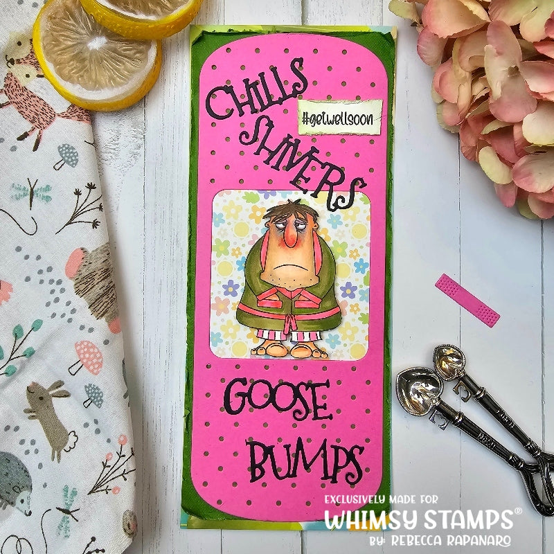 BooBoo Manflu Clear Stamps - Whimsy Stamps