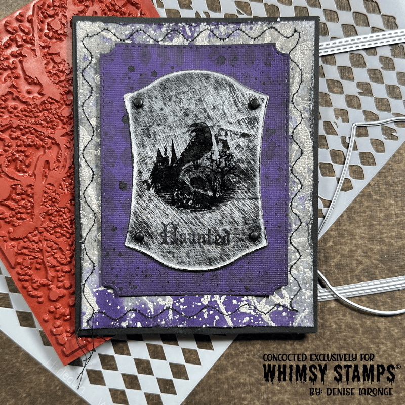 Bramble Wreath Clear Stamps - Whimsy Stamps
