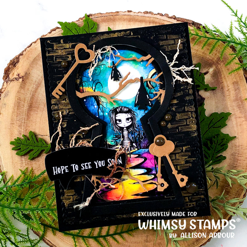 Bat Branch Die Set - Whimsy Stamps