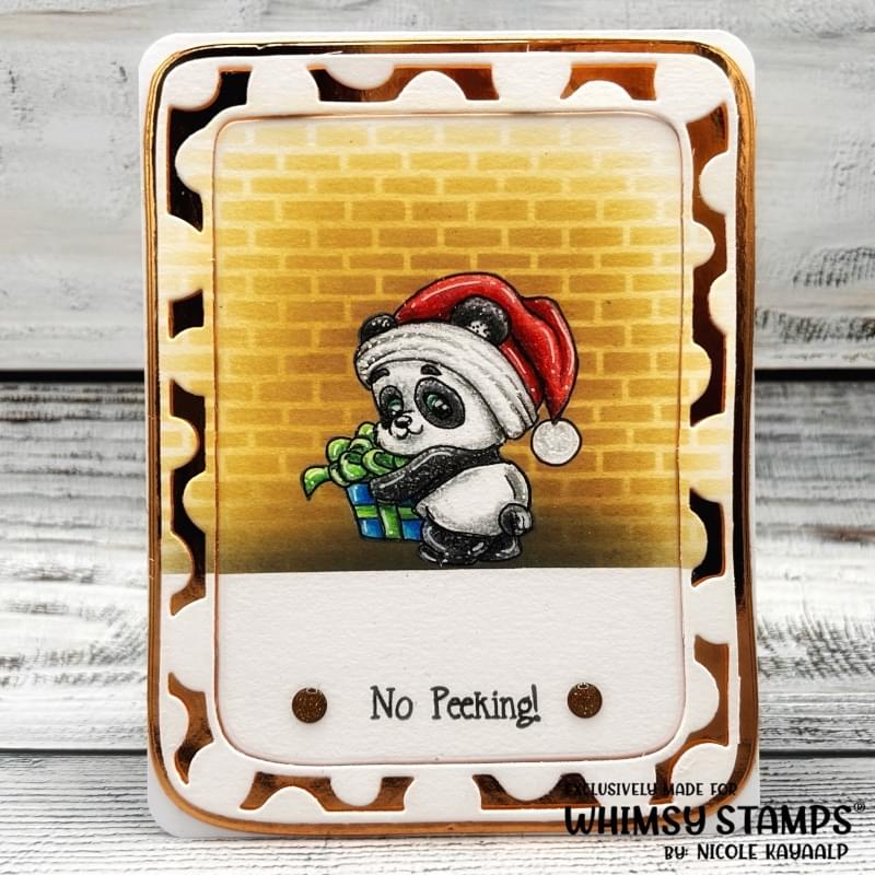Brick Pattern Stencil - Whimsy Stamps