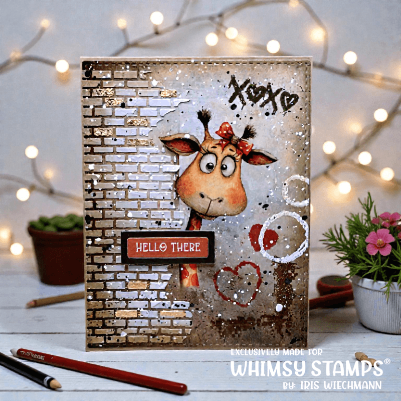 Brick Pattern Stencil - Whimsy Stamps