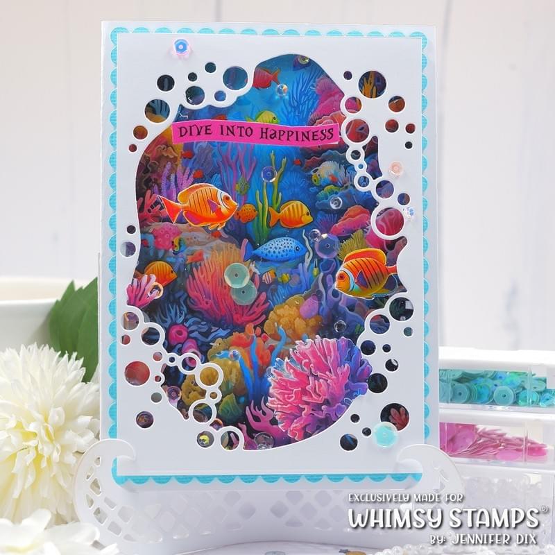 **NEW Bubbly Die - Whimsy Stamps
