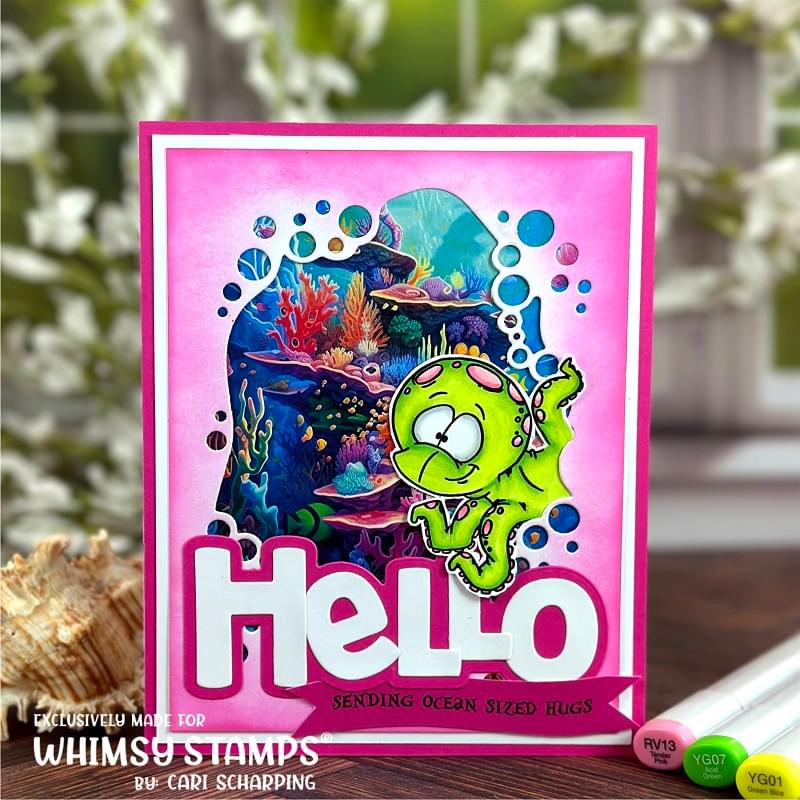**NEW Bubbly Die - Whimsy Stamps