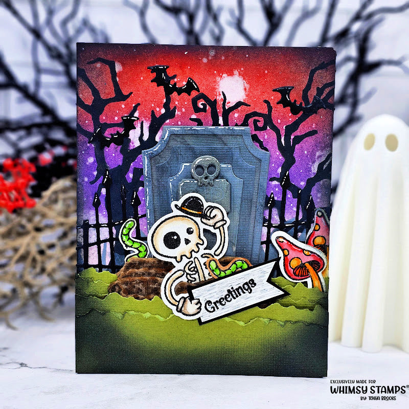 Build-a-Graveyard Die Set - Whimsy Stamps