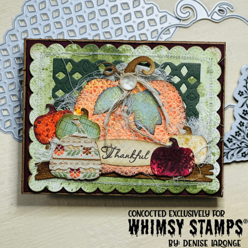 Build-a-Pumpkin Patch Die Set - Whimsy Stamps