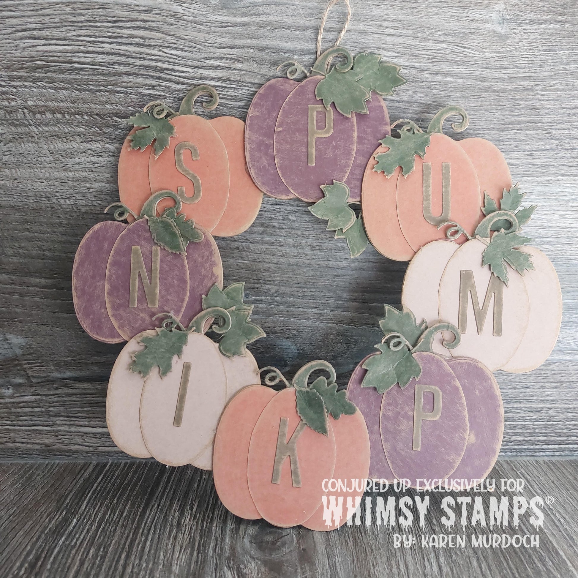 Build-a-Pumpkin Patch Die Set - Whimsy Stamps