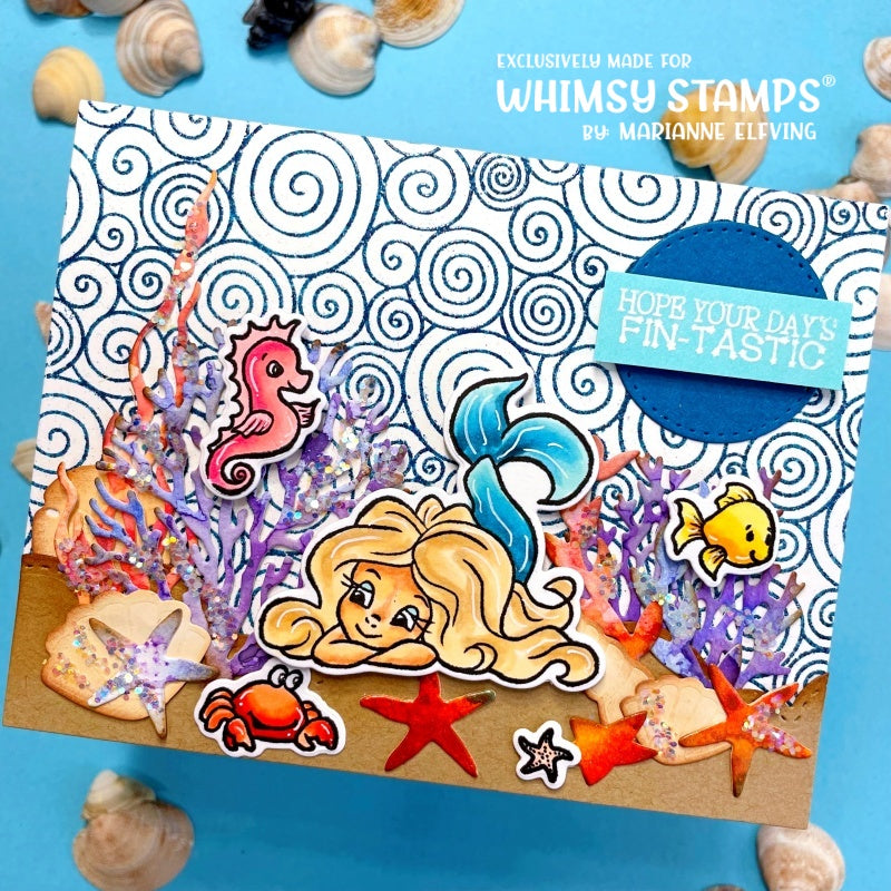 Build-an-Ocean Die Set - Whimsy Stamps