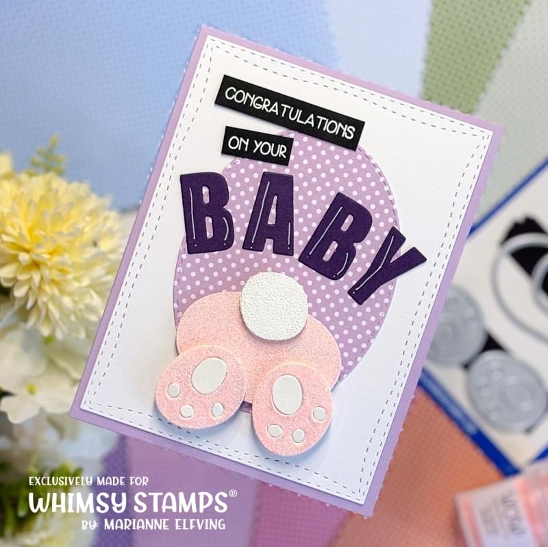 Bunny Butt Die Set - Whimsy Stamps