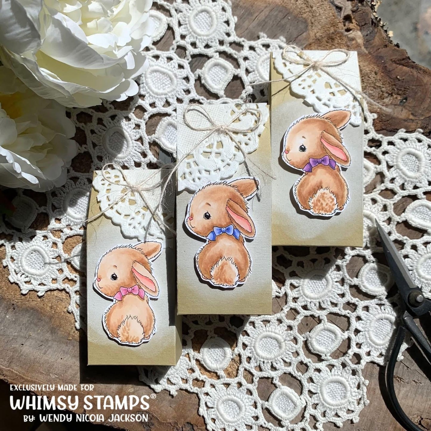Bunny Cutie - Digital Stamp - Whimsy Stamps