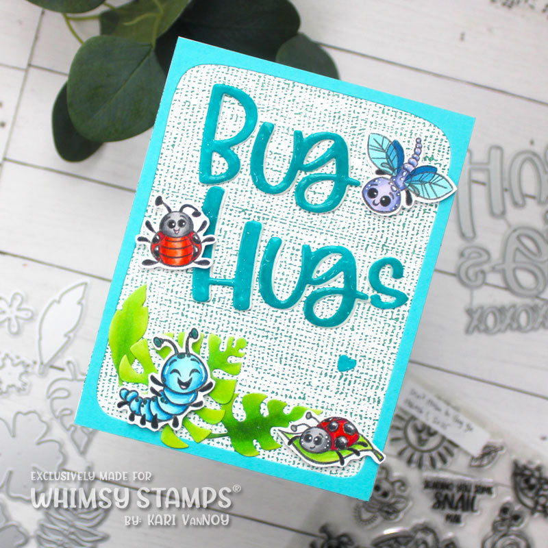 **NEW Don't Mean to Bug Ya Clear Stamps - Whimsy Stamps