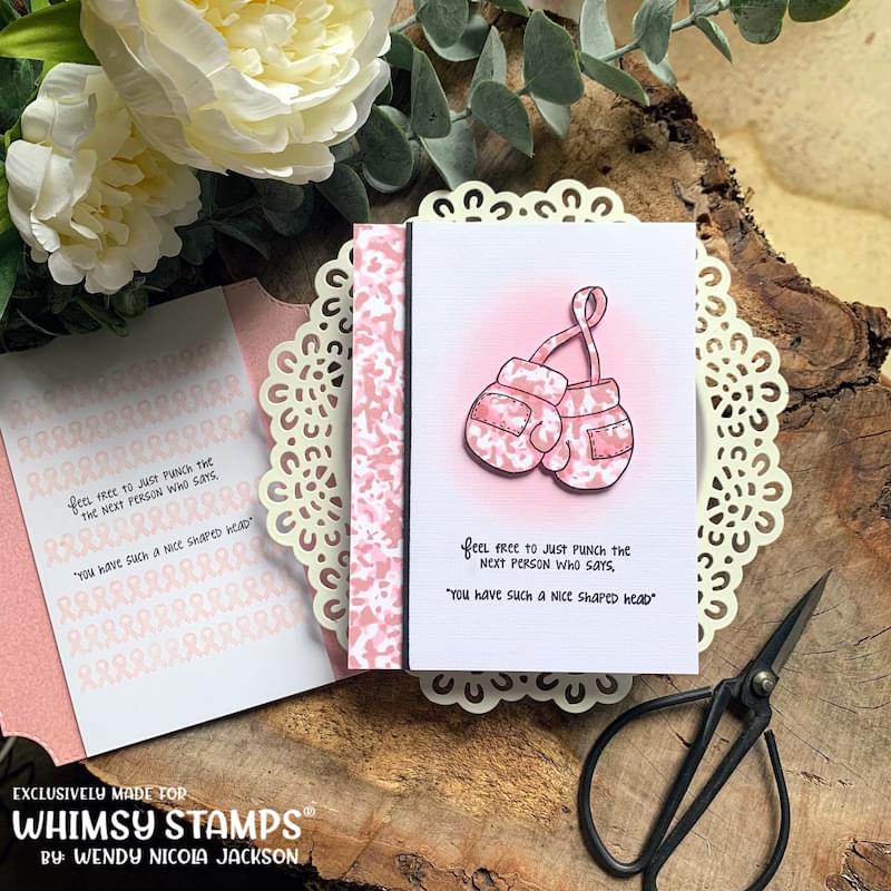 Cancer Sucks Clear Stamps - Whimsy Stamps