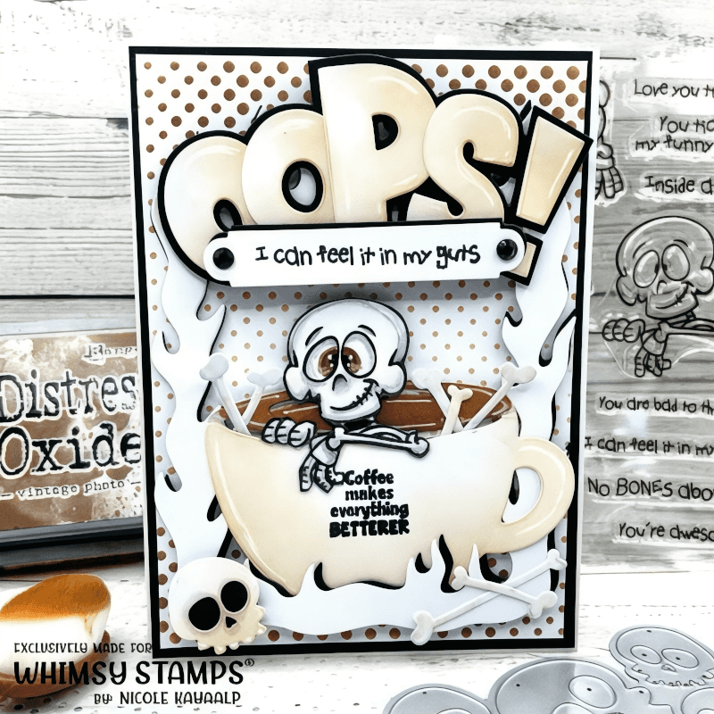 Candle Creeps Clear Stamps - Whimsy Stamps