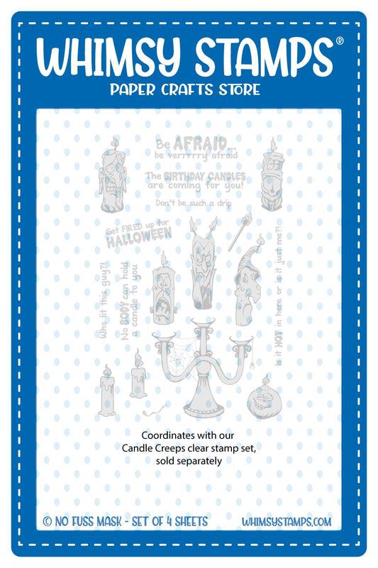 Candle Creeps - NoFuss Masks - Whimsy Stamps