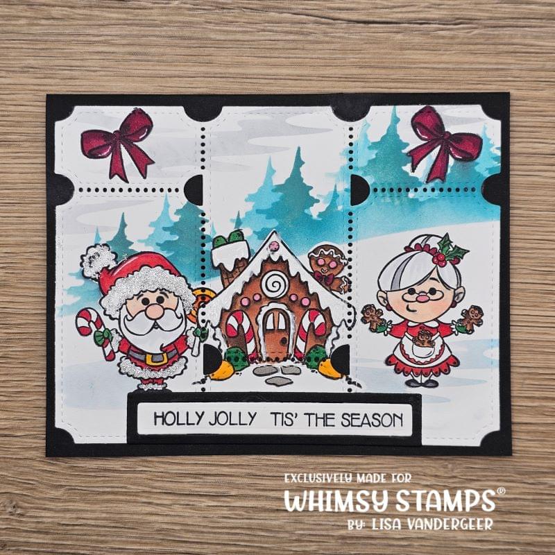 Candy Cane Lane Clear Stamps - Whimsy Stamps