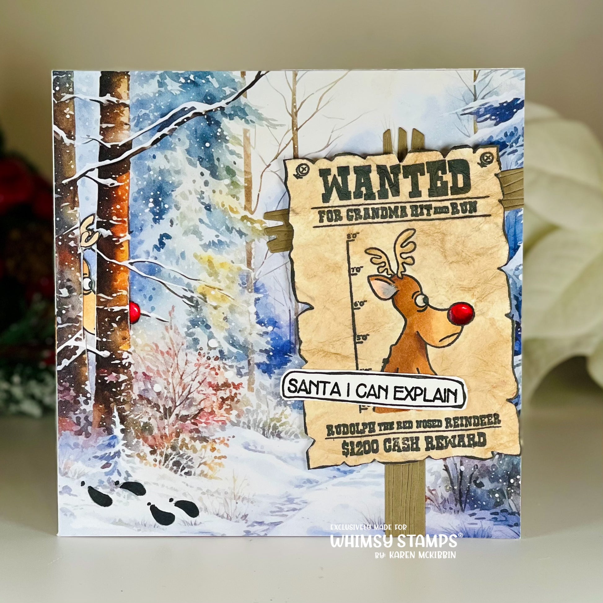Christmas Convicts Clear Stamps - Whimsy Stamps