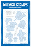 Christmas Doggies Outlines Die Set - Whimsy Stamps