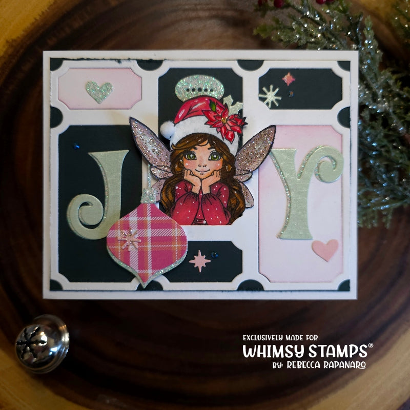 Christmas Fairy Wishes Clear Stamps - Whimsy Stamps