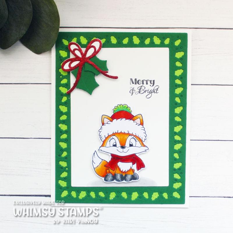 Christmas in the Woods Clear Stamps - Whimsy Stamps