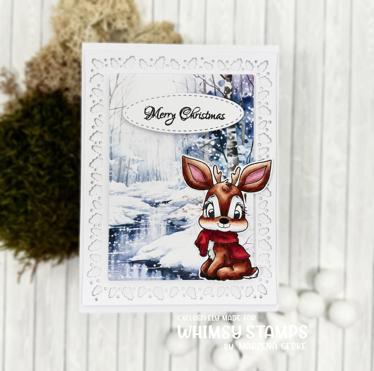 Christmas in the Woods Clear Stamps - Whimsy Stamps