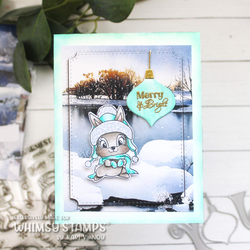 Christmas in the Woods Clear Stamps - Whimsy Stamps