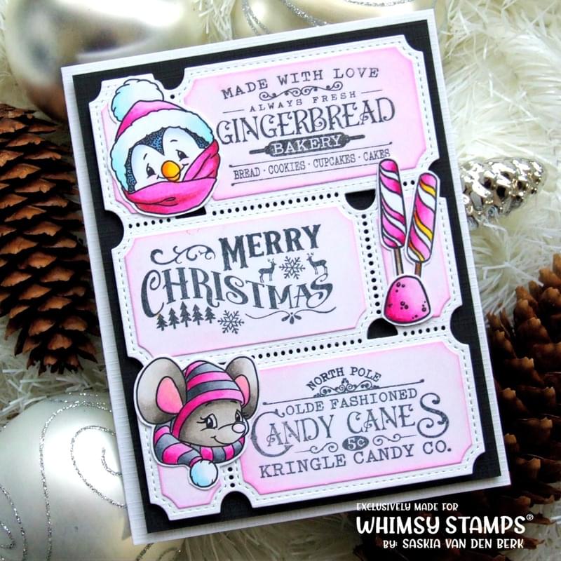 Christmas Portraits Clear Stamps - Whimsy Stamps