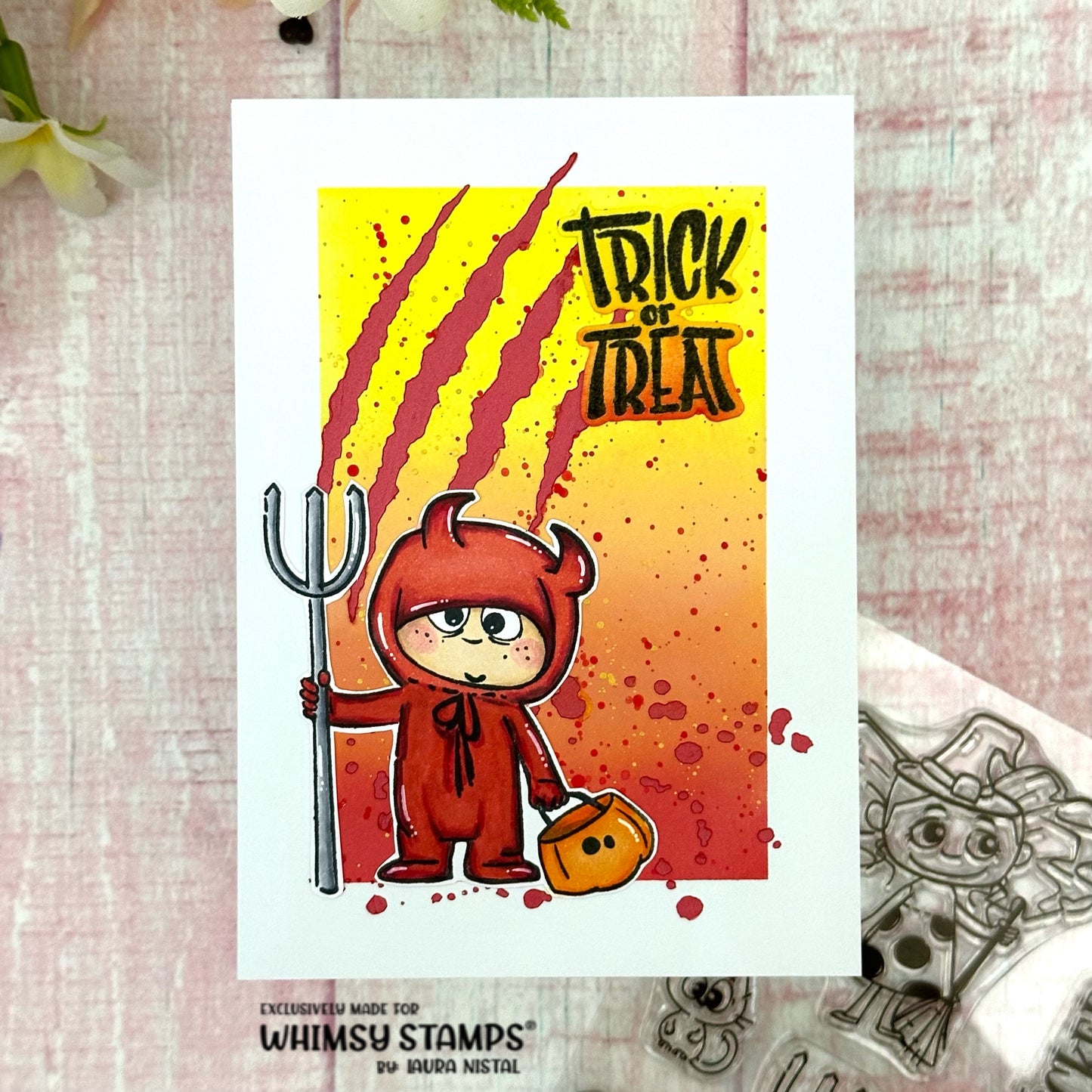 Clawed 6x9 Stencil - Whimsy Stamps