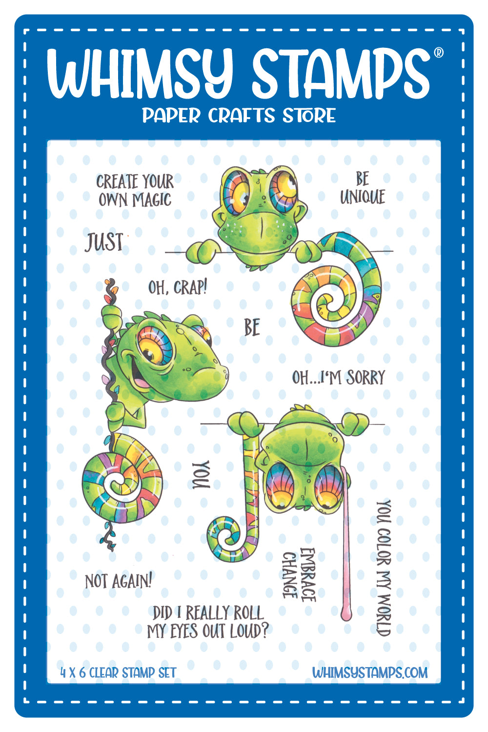 Cloaked Blokes Clear Stamps - Whimsy Stamps