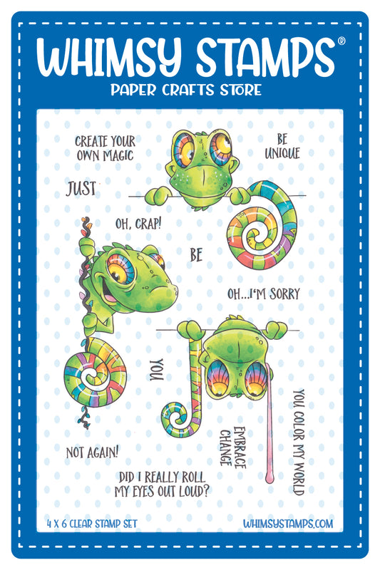 Cloaked Blokes Clear Stamps - Whimsy Stamps