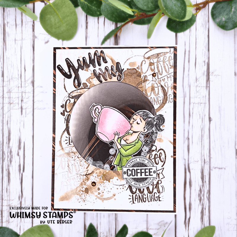 Coffee Understands Clear Stamps - Whimsy Stamps