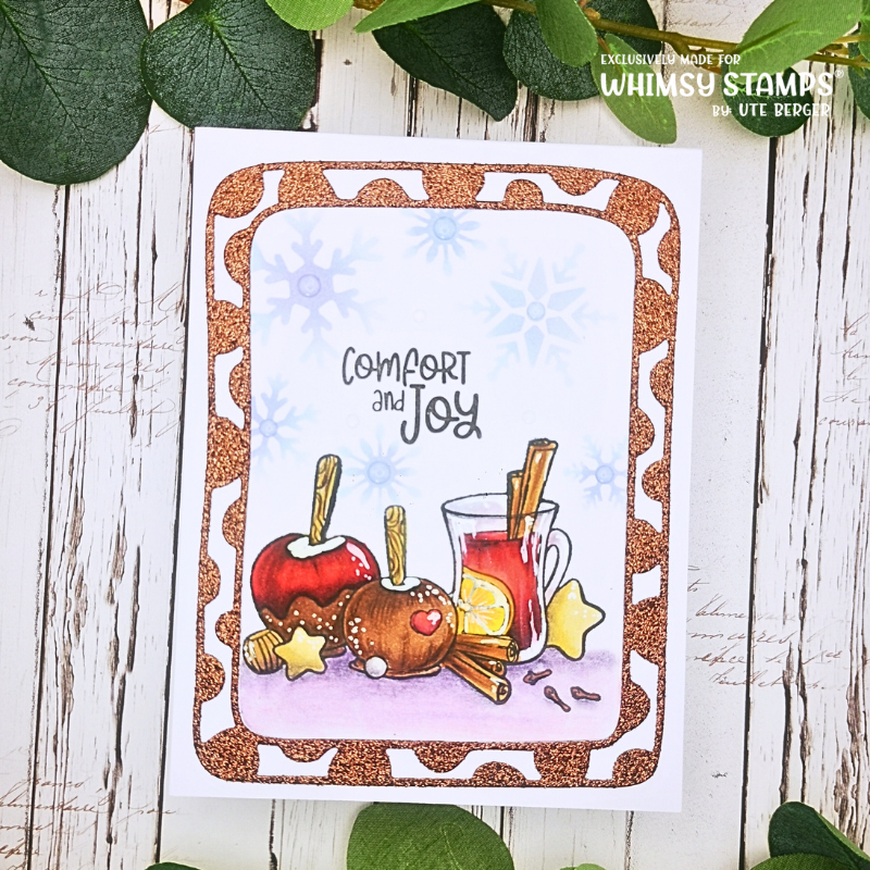 Comfort and Joy Clear Stamps - Whimsy Stamps