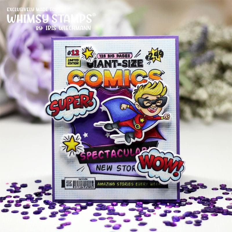 Super Kids Outlines Die Set - Whimsy Stamps