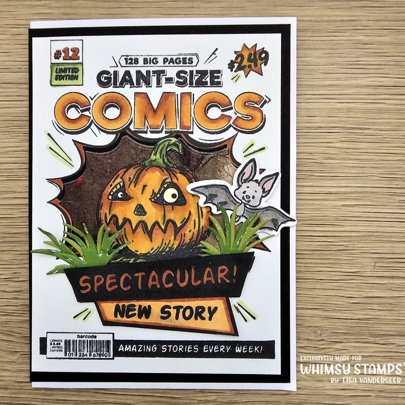 Grumpin Punkins Clear Stamps - Whimsy Stamps