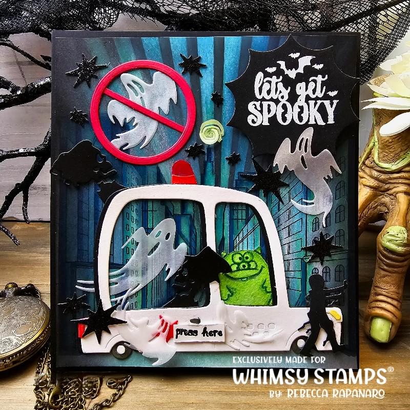 Comic Car Die Set - Whimsy Stamps