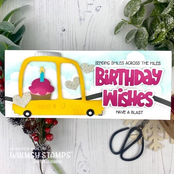 Comic Car Die Set - Whimsy Stamps