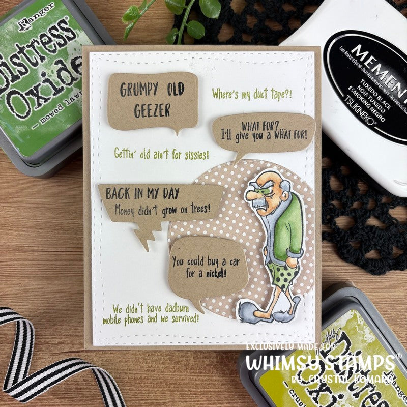 Comic Speech Bubbles Die Set - Whimsy Stamps