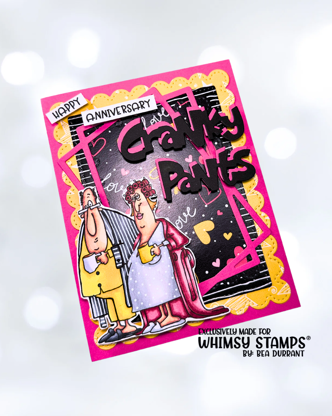 Old Fart Couple Clear Stamps - Whimsy Stamps