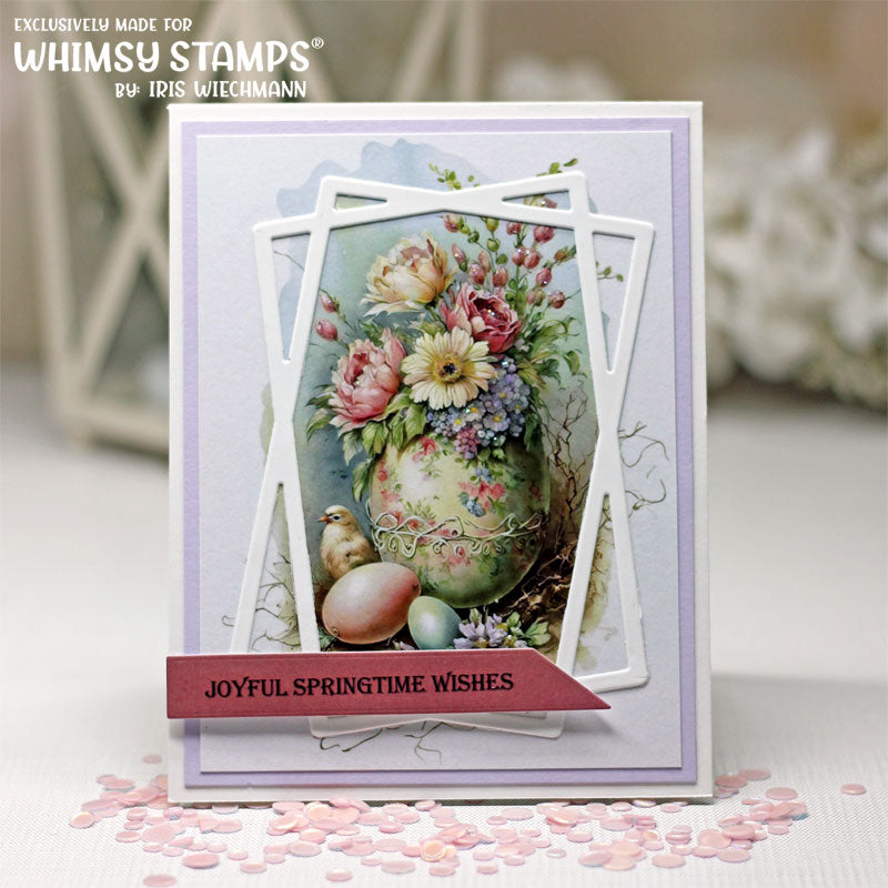 **NEW Quick Card Fronts - Vintage Easter - Whimsy Stamps