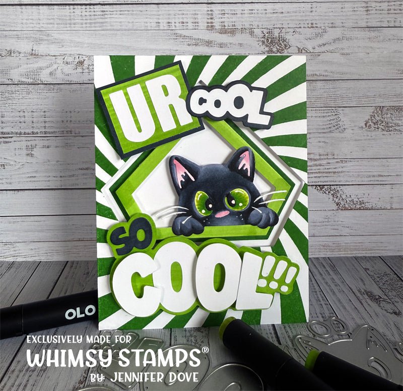 Super Hero Badge Die Set - Whimsy Stamps