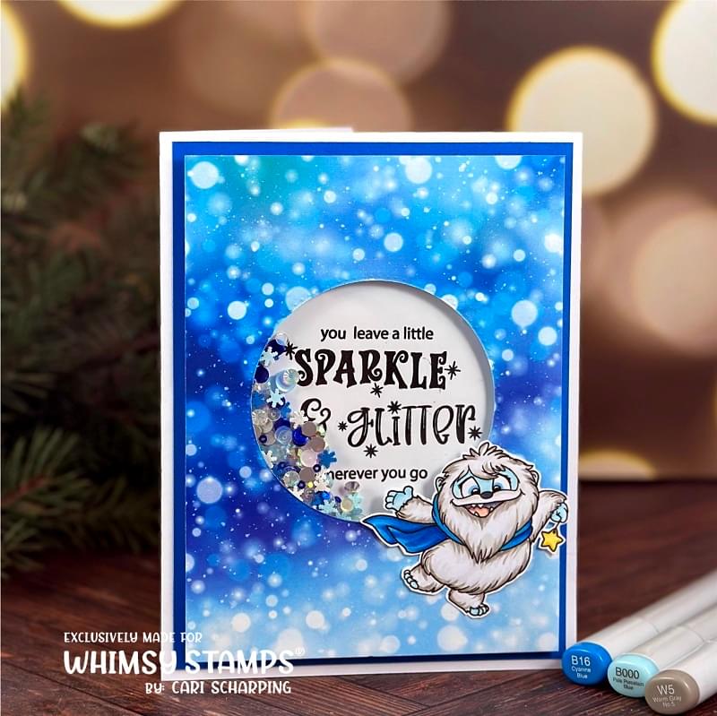 Cue the Confetti Clear Stamps - Whimsy Stamps