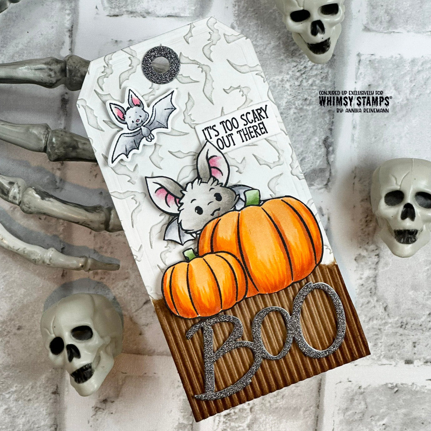 Cutie Batootie Clear Stamps - Whimsy Stamps