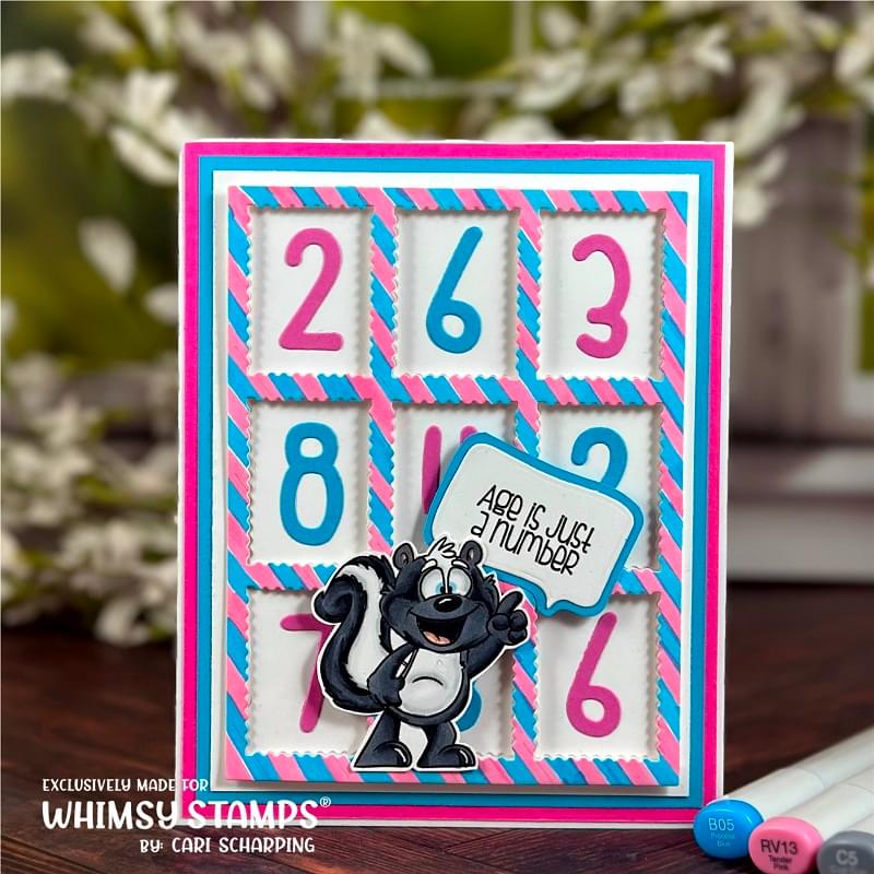 Cutie Numbers Die Set - Whimsy Stamps