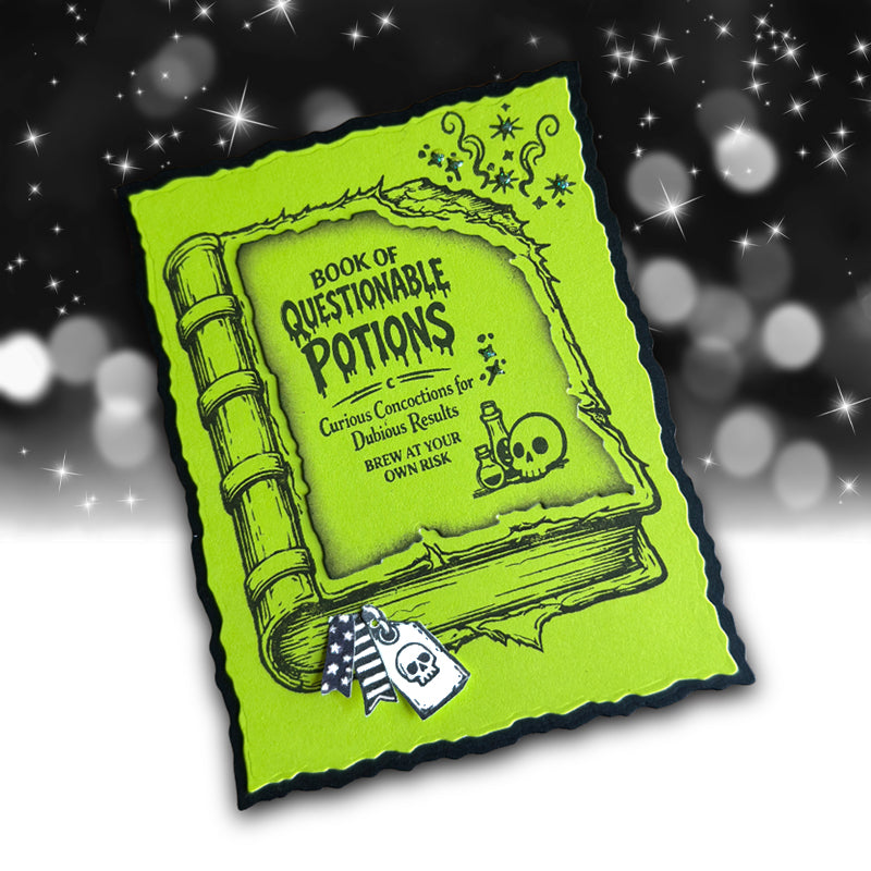 Spell Book Clear Stamps