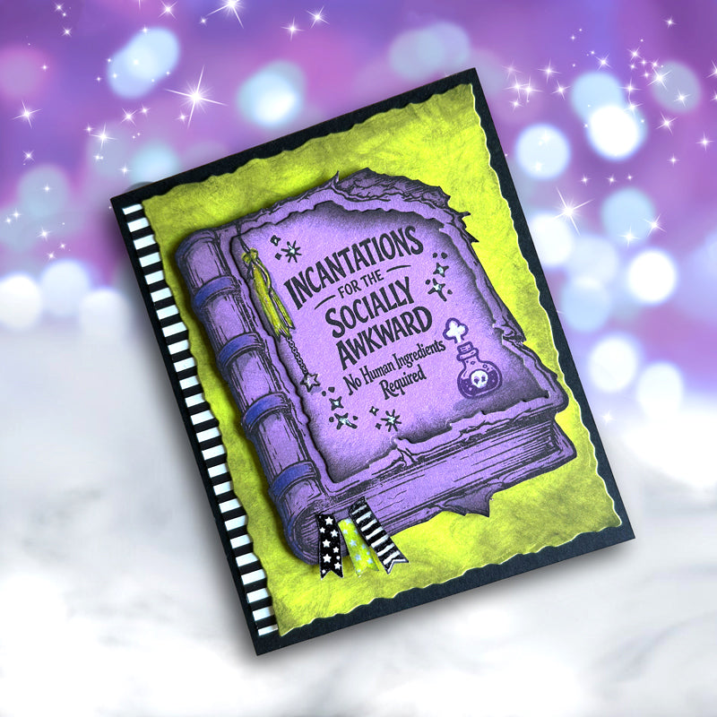 Spell Book Clear Stamps
