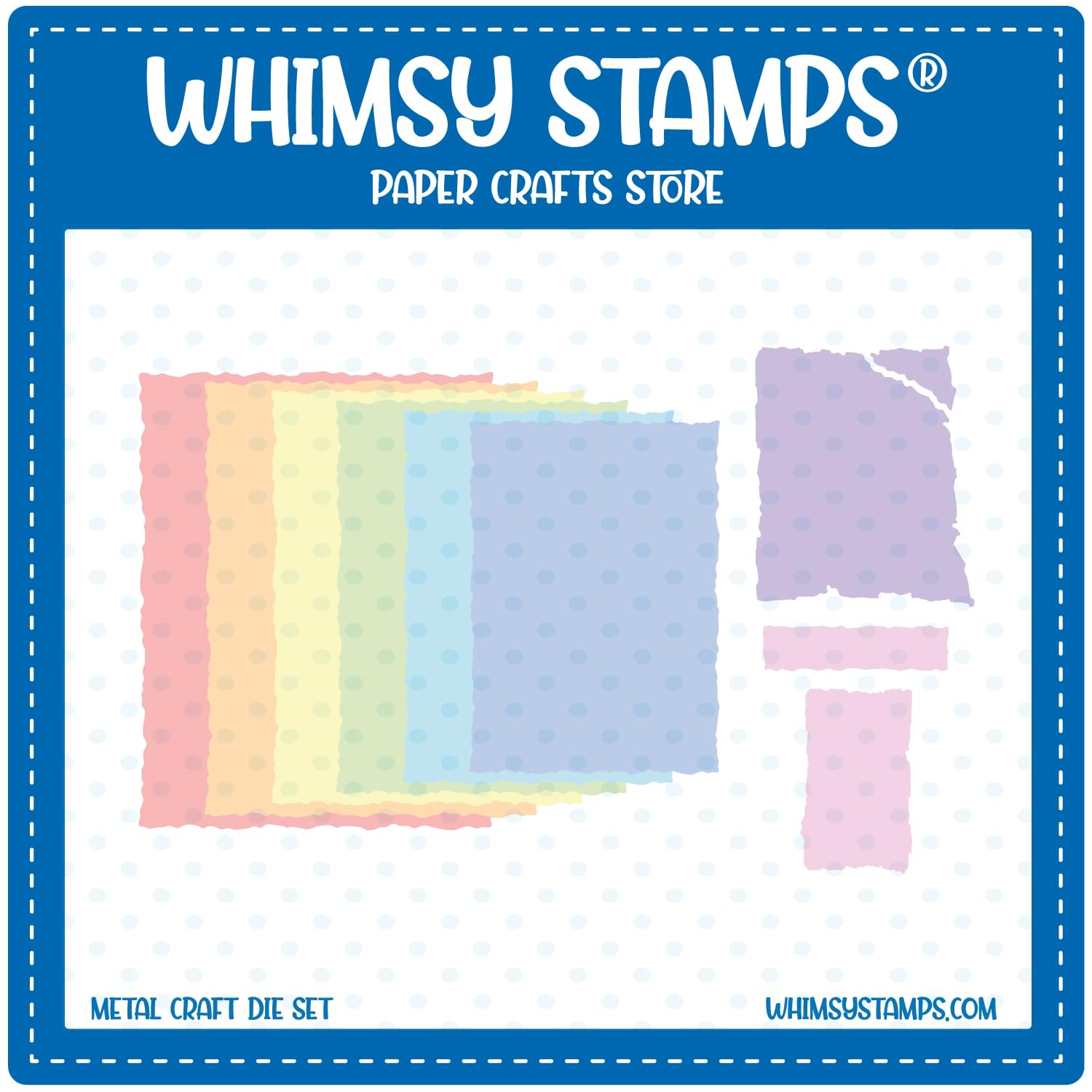 Deckle Layers Die Set - Whimsy Stamps