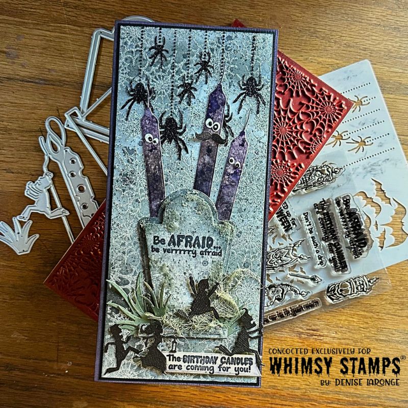 Halloween Creatures Stencil - Whimsy Stamps