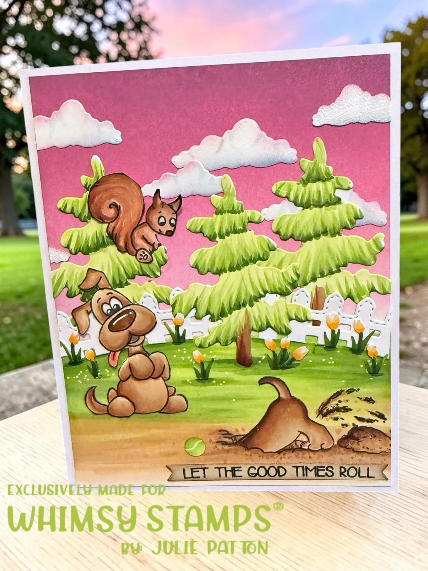 Doggie Did It Clear Stamps - Whimsy Stamps